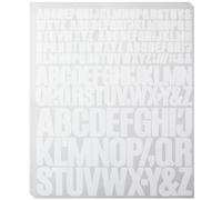 900 Pieces 0.5 Inch, 1 Inch and 1.5 Inch Letter Stickers, Sticky Alphabet Sticker for Scrapbook, Water Bottle, Mailbox, Signs, Boards - White