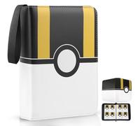 900 - Pockets Trading Card Binder with Removable 50 Sleeves, Card Collector Album with Zipper, Portable Card Holder Book Fits Sports Card, Game Card - Black