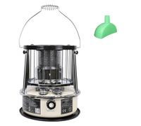 9000 BTU Kerosene Heater Upgraded Non Electric Heaters for Indoors for Camping, Garage, Home, and Emergency Use,Off-white-Singleitem