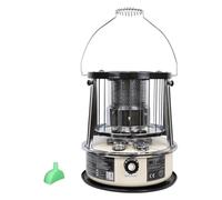 9000 BTU Kerosene Heaters 2 in 1 Portable Indoor Kerosene Heaters for Indoor Use for Camping, Garage, Home, and Emergency Use,Off-white-Singleitem