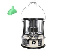 9000 BTU Kerosene Heaters for Indoor Use 2 in 1 Portable Emergency Heat for Power Outage for Camping, Garage, Home, and Emergency Use,Off-white-Singleitem