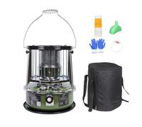 9000 BTU Kerosene Stove 2 in 1 Portable Emergency Heat for Power Outage for Camping, Garage, Home, and Emergency Use,militarygreen-completeset