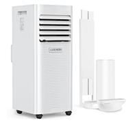 9000 BTU Portable Air Conditioners, 4 in 1 Air Conditioning Unit Portable, Dehumidifier & Fan Modes, Remote Control, 24H Timer, Sleep Mode, Window Exhaust Kit Includes, Mobile Unit for Home and Office