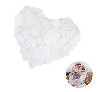 9000 Pcs Biodegradable White Heart Shaped Confetti, 80g White Heart Confetti Heart Shaped Paper Eco-friendly 2.5cm, Love Hearts Table Wedding Confetti Decor for Balloons Weddings Birthday Anniversary