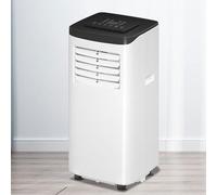 9000BTU Portable Air Conditioner, Quiet Smart AC Unit with 24H Timer, Remote Control, 2 Speed and Touch Display, Air Conditioning Unit for Home Room Office