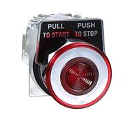 9001KR9RH13 Switch: Pressure 30mm Rod.Pos: 2 SPDT Red/White IP66 9001K SCHNEIDER