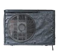 900D Ox Fabric Air Conditer Cover Waterproof AC Unit Protector with Lift Flap Year Round Use Round Ventilat Holes Black 31x11x22in 78x28x55cm
