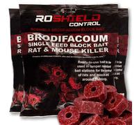(900g) Roshield Brodifacoum Rat & Mouse Killer Wax Bait Blocks