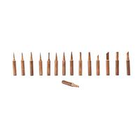 900M-T Series Pure, Tips 900M T Copper Soldering Set 15 Shapes 15pcs Lead Iron Solder Tip Included for 936 937 938 969 8586 852D Stations for Station