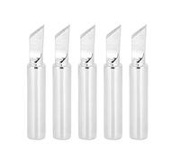 900M - T Soldering Iron Tips 5pcs | Lead - Eliminated Copper Welding Tips for Circuit Boards/Electronics Repair | 200-480℃ Temperature Range, Electroplated Layer