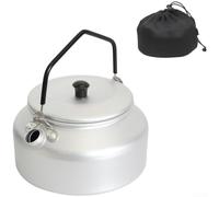 900ml Camping Water Boiler 15x15x16cm Lightweight | Ultra-light aluminum alloy, 900ml capacity, ideal for backpacking, hiking, and mountain climbing