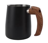 900ml Stainless Steel Milk Frothing Cup, Ergonomic Handle, Pointed Spout Design, 304 Grade Stainless Steel, Multifunctional Steaming Cup with Inner Scale and Phenolic Plastic Handle