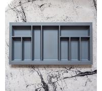 900mm Grey Cutlery Tray For Blum Legrabox Drawer