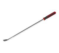 900mm Heavy Duty 25 Degree Pry Bar With Hammer Cap - Chromoly Steel Shaft - Soft Grip