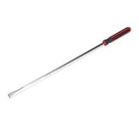 900mm Heavy Duty Straight Pry Bar With Hammer Cap - Chromoly Steel Shaft