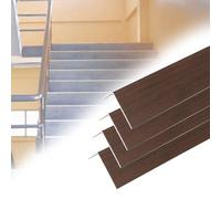 900mm Length Wood Grain Flooring Transition Strip, Edge Decoration Aluminum Alloy for Bridging Floor Gaps, Sturdy Indoor & Outdoor Stair Brink Protector(F- 4 PCS,L 900mm x W 30mm x H 20mm)