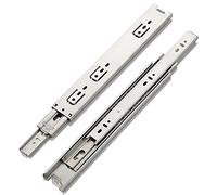 900mm Stainless Steel Drawer Slides Heavy Duty Telescopic Runners Full Extension 3 Section 45mm Wide 1.2mm Thick Durable Kitchen Guides for Smooth Operation