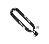 900mm x 6mm Black Master Lock Street Flexium Chain With 40mm Weather Tough Padlo