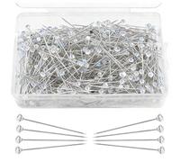 900Pcs Dressmaking Pins for Sewing Sharp Glass Head Sewing Pins for Fabric Crafts Jewelry Making Ideal for DIY Projects Tailoring Alterations Great for Beginners Professionals