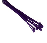 900pcs Red Yellow Blue Green Orange Self-Locking Nylon Plastic Strap Wrap Ziptie Bundle Zip Ties Cable Tie for DIY Home Office(Purple,(2.7) 4x250mm)