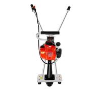 900W 4 Stroke Concrete Vibrating Ruler 35.8CC Concrete Power Vibrating Screed Gasoline Engine Tools Cement Mixers Machine with Sealing Ring and Handle (Without Ruler) (Stainless Steel)