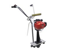 900W 4 Stroke Concrete Vibrator Screed Concrete Vibrating Tamp Beam Finisher Floor Vibration Leveling Machine, with Sealing Ring and Handle, 35.8cc Screed Gasoline Engine, for Construction Sites (No R