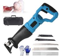900W Bone Meat Cutter, 2800Rpm Electric Bone Saw Butchers Saw with 4 Saw Blades & 12 Pairs of Gloves, Reciprocating Meat Saw, Multifunctional Bone Saw Machine for Ribs, Pig's Trotter, Lamb Chops