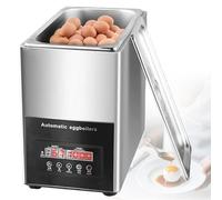 900W Commercial Egg Cooker - Automatic Egg Boiler with Digital Display, 50 Egg Capacity, Ideal for Snack Bars and Food Courts, for Perfectly Cooked Eggs