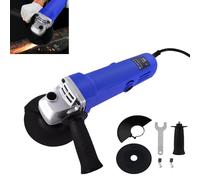 900W Corded Angle Grinder 115mm Grinding Disc 4 Inch Grinder Power Tool with Auxiliary Handle, Wrench and Wheel Disc, 12000 RPM Electric Angle Grinder for Sanding Cutting Grinding Polishing