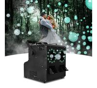 900W Fog Machine, 3 in1 LED Bubble Machine Two Nozzles Design, Bubble Fog Machine Large Capacity DMX Remote Control Smoke Bubble Machine with Lights for Parties Wedding Halloween