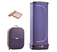 900W Foldable Clothes Dryer - 180 Min Timer, Portable & Compact Fabric Care Machine with Built-In Towel Rack - Fully Automatic for Quick & Easy Clothes Drying