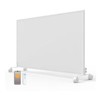 900w Infrared Heating Panel Built in Thermostat- WIFI with Roller, Far Infrared Panel Heater - Wall Mounted & Free Standing Eco-friendly Low Energy App Remote Control Heaters with Timer - 1220x768mm