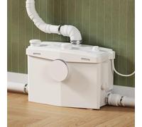 900W Macerator Pump, High Power Sewage Grinder Pump with 4 Inlets for Basement Toilet/Sink/Shower/Washer/Laundry Wastewater, Flexible Side or Top Drainage, Heavy-Duty Use, 12m/36ft Upflush,1.2HP