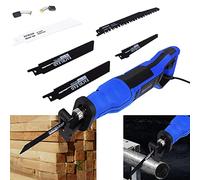 900W Reciprocating Saw Sabre Saw Corded Recip Saw with Tool Less Blade Change, 0-2800SPM Variable Speed, Electric Hand Saw Sawzall with 5 Saw Blades for Wood and Metal and PVC, 28mm Stroke Length