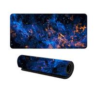 900x400mm Extended Mouse Mat Starry Night Universe Design Smooth Surface Computer Keyboard Pad Anti Fray Stitched Edges Gaming Mice Mat Includes Custom Personalised Style