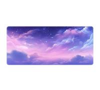 900x400mm Extended Mouse Mat Starry Night Universe Design Smooth Surface Computer Keyboard Pad Anti Fray Stitched Edges Gaming Mice Mat Includes Custom Personalised Style