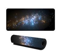900x400mm Extended Mouse Mat Starry Night Universe Design Smooth Surface Computer Keyboard Pad Anti Fray Stitched Edges Gaming Mice Mat Includes Custom Personalised Style