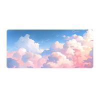 900x400mm Extended Mouse Mat Starry Night Universe Design Smooth Surface Computer Keyboard Pad Anti Fray Stitched Edges Gaming Mice Mat Includes Custom Personalised Style