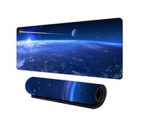 900x400mm Extended Mouse Mat Starry Night Universe Design Smooth Surface Computer Keyboard Pad Anti Fray Stitched Edges Gaming Mice Mat Includes Custom Personalised Style