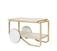 901 Serving Trolley Birch/ White/ White Laminate