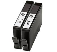 903XL Ink Cartridge,Compatible Printer Ink Cartridges for Officejet 6950, Pro 6960, Pro 6970, Pro 6975,Replacement for 903XL T6M15AE(2 Black)