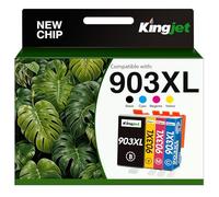 903XL Ink Cartridges Replacement for HP 903XL Ink Cartridges for HP Officejet Pro 6960 Ink for Officejet 6950 6960 Officejet Pro 6961 6970 6974 6975 (Black Cyan Magenta Yellow)