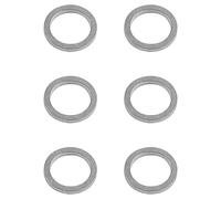 90430-14M09-00 6pcs Outboard Lower Unit Oil Drain Plug Gasket, 90430-14228-00 Crush Washers Seals Rings for Yamaha Engines F15 F20 F25 F30 F40 F50 F60 F70 F75 F80 F100 F115 F150 F175 F200 F225