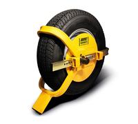 Maypole Universal Wheel Clamp 10-12 Inch Suitable for Small Trailer Tyre Width 120mm to 140mm Diameter 400mm to 550mm