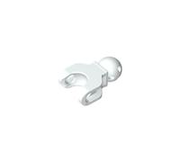 90612 Large Figure Skeletal, Limb with Ball Joint and Ball Socket, 10 PCS | Milky White. Compatible with LEGO Building Blocks. Short. MOC components for major building brands. Gobricks GDS-1209.