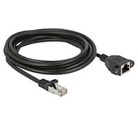 90776 Extension Ethernet S/FTP Cat: 6a RJ45 Female, RJ45 Male DELOCK