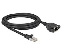 90778 Extension Ethernet S/FTP Cat: 6a RJ45 Female, RJ45 Male DELOCK