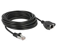 90779 Ethernet S/FTP extension cable, Cat: 6a, RJ45 socket, RJ45 plug, DELOCK