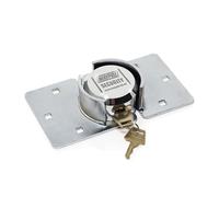 908 Van Door Lock 2 Keys Chrome Hasp Fixing Bolts Rust Resistant By Maypole