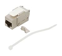 90863 RJ45 Module Trapezoid Silver Cat: 6 to Cable RJ45 Female 8p8c GOOBAY